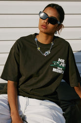 MEDM Embroidered Signature Logo Tee - COPPING THREADS - MEDM